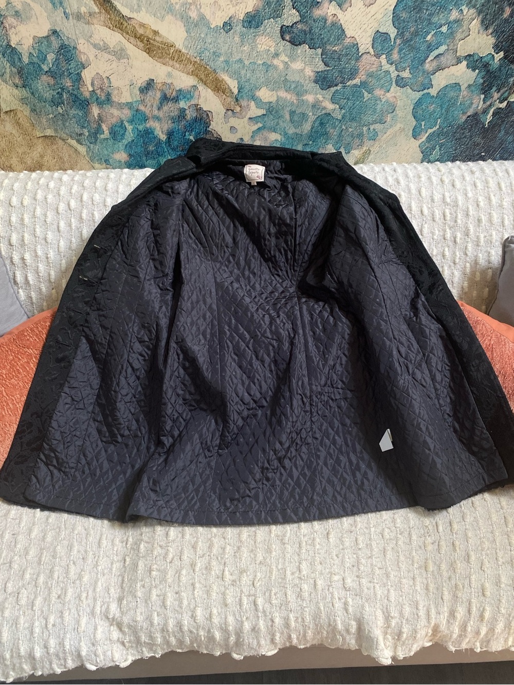 {Nanette Lepore} Jacquard and Velvet Coat - Picture 4 of 8